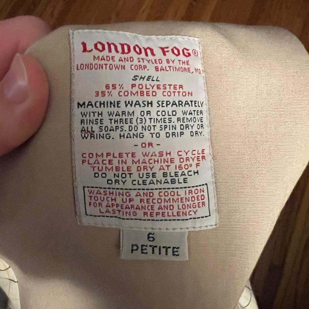 London Fog Trench Coat - Picture 13 of 13